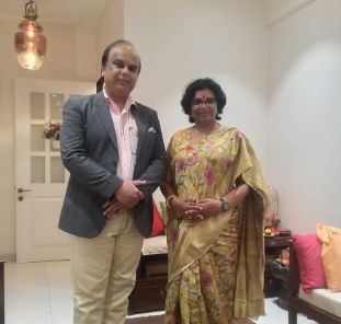 The mindful meeting of our Chairman Dr. Sanee Awsarmmel with the most respected Core Team Member of Prime Minister Narendra Modi’s National Election Management Team