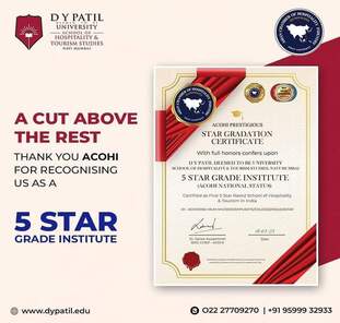 ACOHI Board of Governance – BOG Clears the Prestigious 5 Star Gradation and Culinary ID